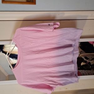 Ombre  cropped top pink and purple